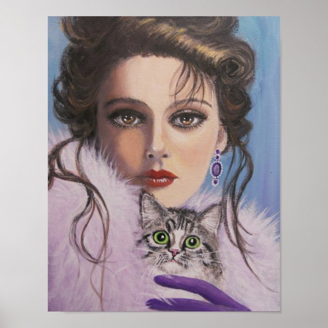 LADY WITH A CAT, POSTER (Front)