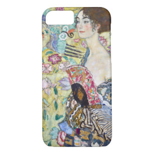 Lady with A Fan, Gustav Klimt Case-Mate iPhone Case
