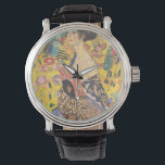 Lady With A Fan Gustav Klimt Watch<br><div class="desc">Lady With A Fan Gustav Klimt</div>