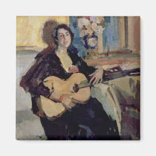 Lady with a Guitar, 1911 Magnet