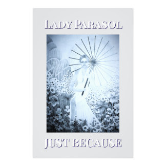 Lady with a Parasol Photo Print