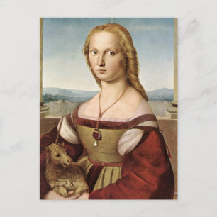Lady with a Unicorn Postcard