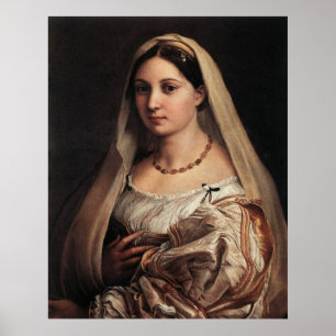 Lady with a Veil Poster