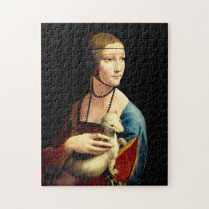Lady with an Ermine by Leonardo Da Vinci Jigsaw Puzzle
