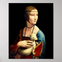 Lady with an Ermine by Leonardo Da Vinci