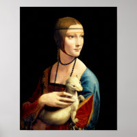 Lady with an Ermine by Leonardo Da Vinci