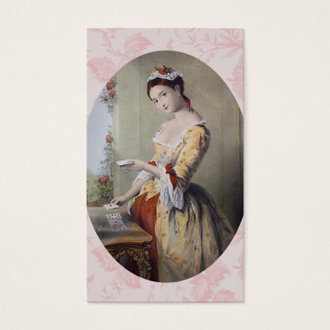 Lady with Cards (Front)
