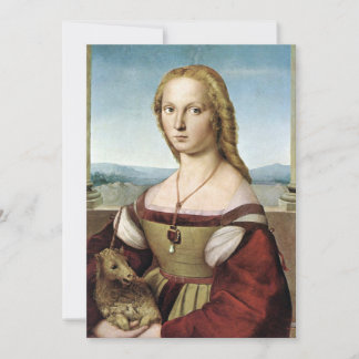 Lady with Unicorn - Raphael - c1506 Card