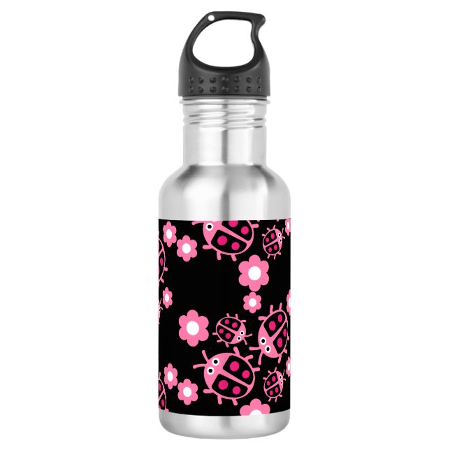 Ladybird And ladybug  532 Ml Water Bottle (Front)