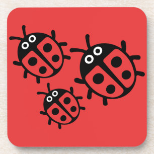 ladybird And Ladybug Coaster