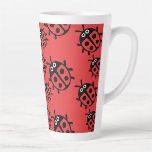 ladybird And Ladybug Latte Mug