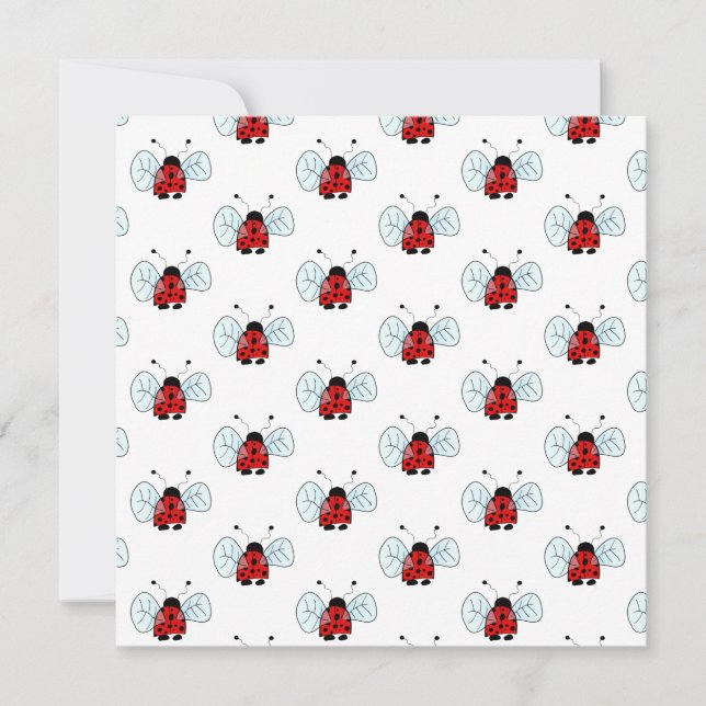 Ladybird Invitation (Front)