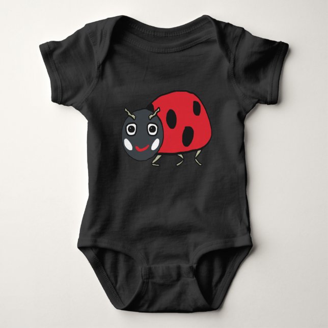 Ladybird Ladybug Baby Bodysuit (Front)
