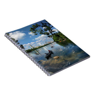 Ladybird Lake / Austin Texas Skyline 3 Notebook