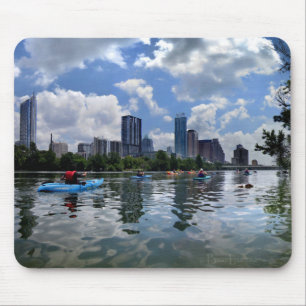 Ladybird Lake Kayaks and Dog Park - Austin, Texas Mouse Pad
