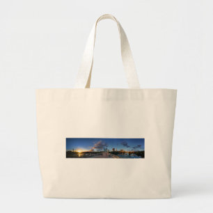 Ladybird lake Sunset in Austin, Texas Large Tote Bag