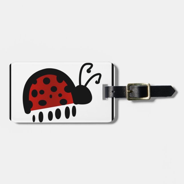Ladybird Luggage Tag (Front Horizontal)