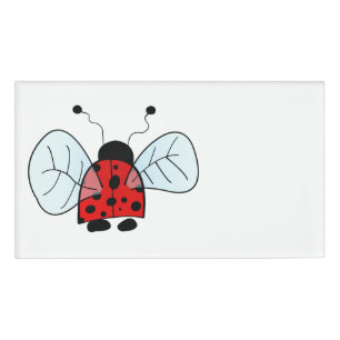 Ladybird Name Tag
