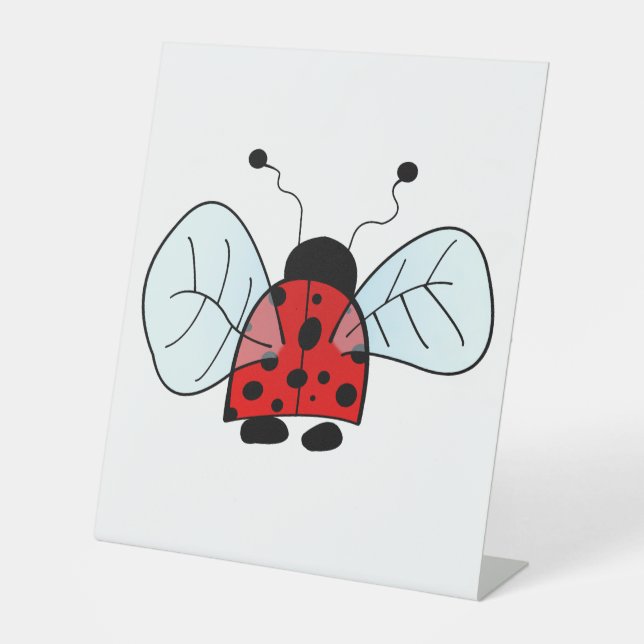 Ladybird Pedestal Sign (Front)