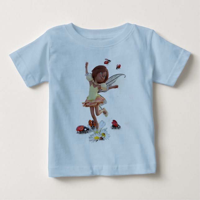 LADYBIRDS AND BUTTERFLIES BABY T-Shirt (Front)