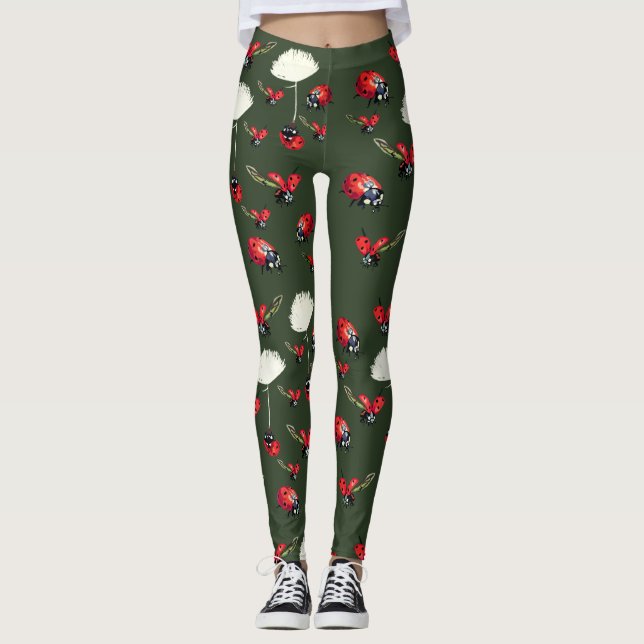 Ladybirds bugs Leggings (Front)