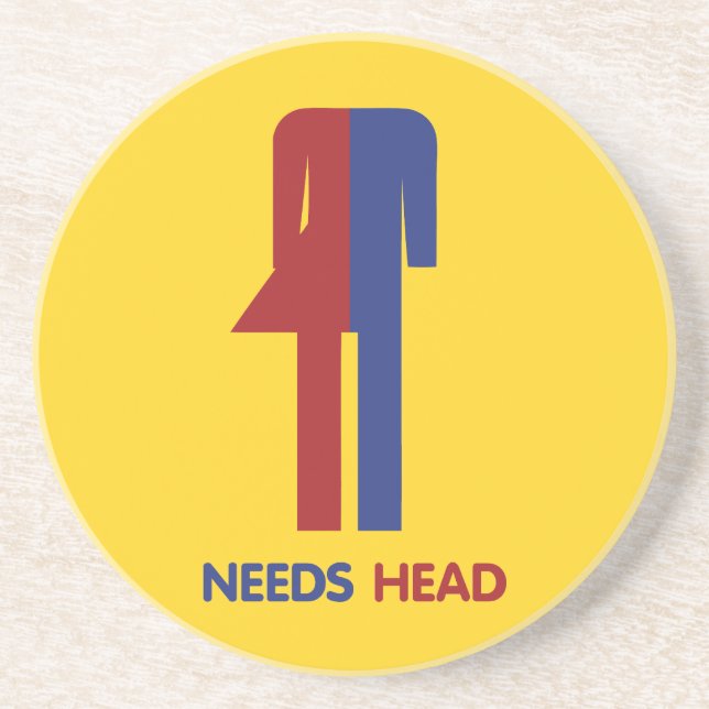 Ladyboy Needs Head Coaster (Front)