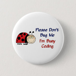 Ladybug-2 Medical Coder 6 Cm Round Badge
