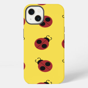 Ladybug 60s retro cool red yellow iPhone 13 case