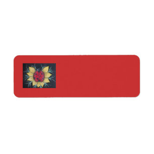 LadyBug Address Label