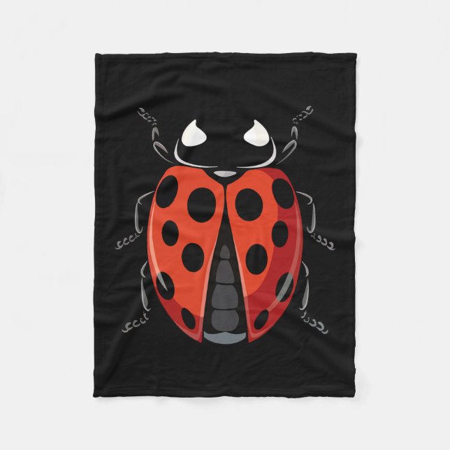 Ladybug Adult Kids Men Women Ladybug Costume  Fleece Blanket (Front)