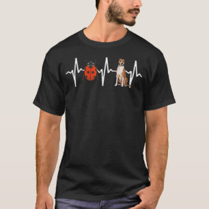 Ladybug American Staffordshire Terrier Heartbeat D T-Shirt