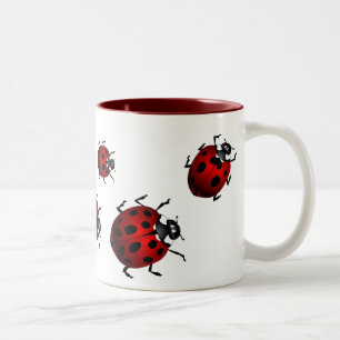 Ladybug Art Coffee Mug Beer Glass Ladybug  Cups