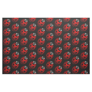 Ladybug Art Fabric Ladybird Fabric Cotton or Poly