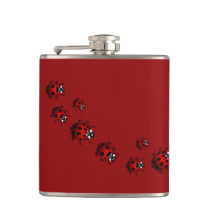 Ladybug Art Flask Custom Ladybug Drink Flask