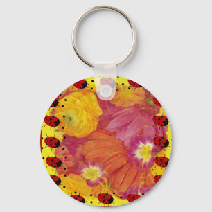 Ladybug Art Key Ring