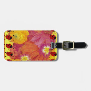 Ladybug Art Luggage Tag