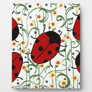 Ladybug Art Plaque