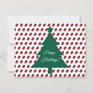 LADYBUG ART POSTCARD