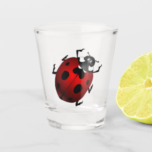 Ladybug Art Shot Glasses Gifts & Ladybug Glasses
