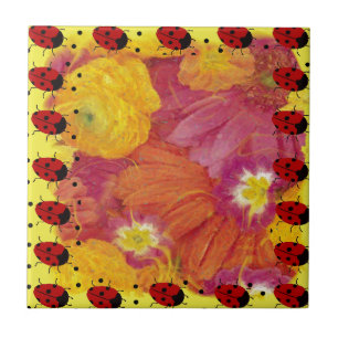 Ladybug Art Tile