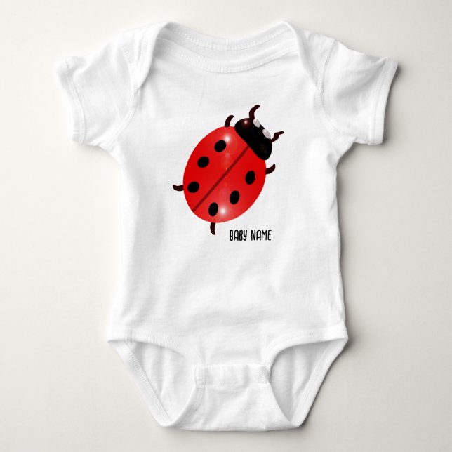 ladybug baby bodysuit (Front)