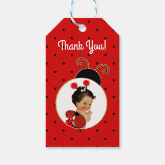 Ladybug Baby Girl Red & Black Dot Gift Tags