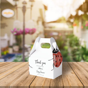 Ladybug Baby Shower Favour Box