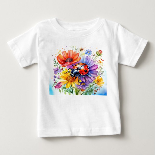 Ladybug Baby T-Shirt (Front)