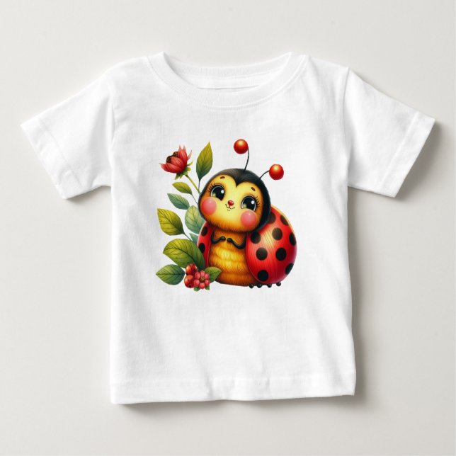 Ladybug Baby T-Shirt (Front)