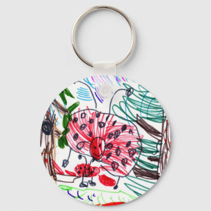 Ladybug Big, Ladybug Small, Ladybug Egg. Key Ring