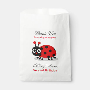 Ladybug Birthday Baby Shower Party Favour Bags