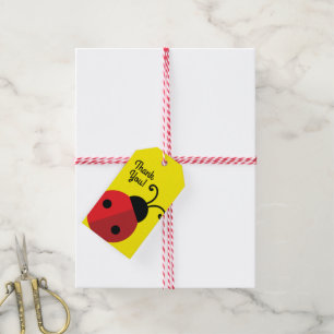 Ladybug Birthday Party Gift Tags