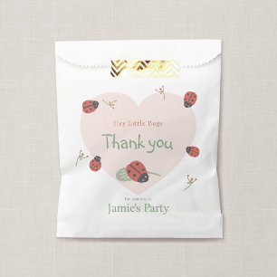 Ladybug Birthday Party Personalised Favour Bag