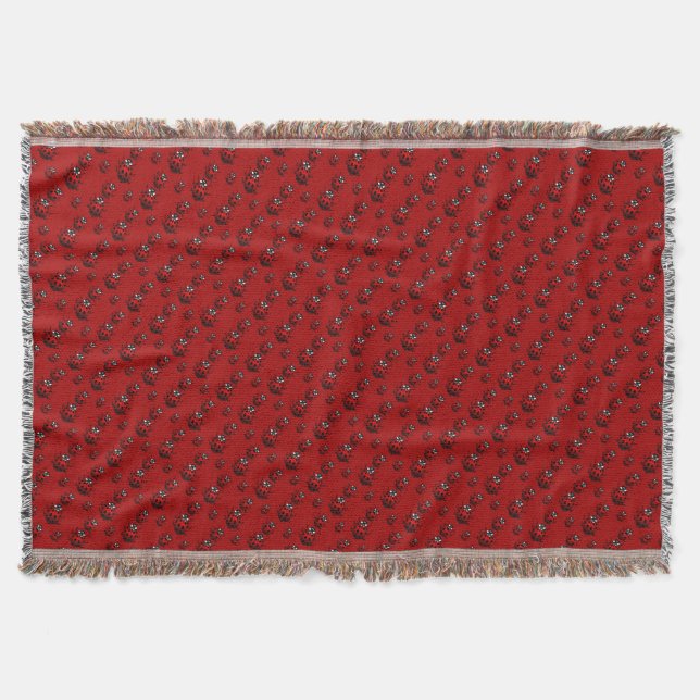 Ladybug Blanket Ladybug / Ladybird Throw Blankets (Front)